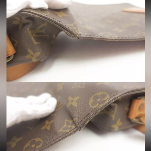LOUIS VUITTON Cartouchiere GM Monogram  Crossbody Shoulder Bag Vintage - Picture 12 of 16